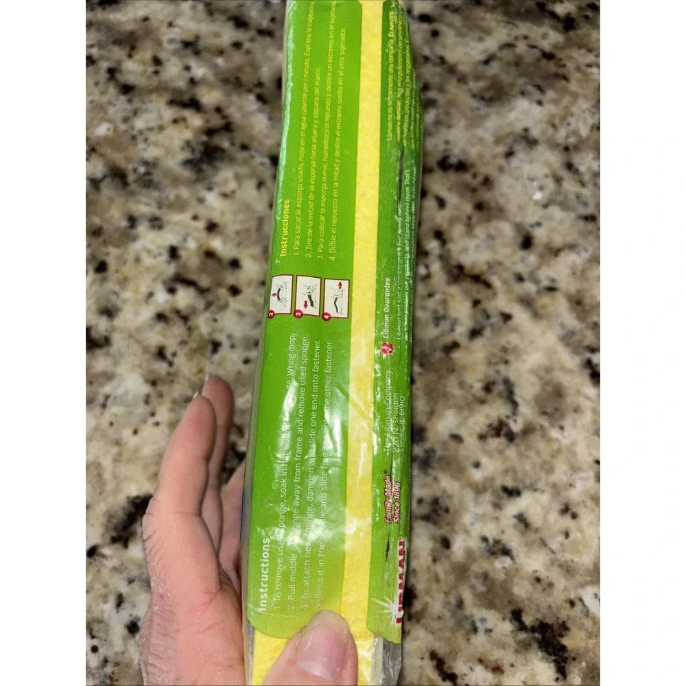 Libman Scrubster Mop Refill Extra Absorbent Cellulose Sponge‎ #00105  (3707)